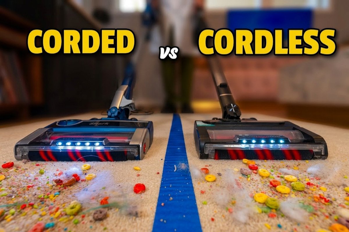 Corded vs. battery-powered suction performance comparison